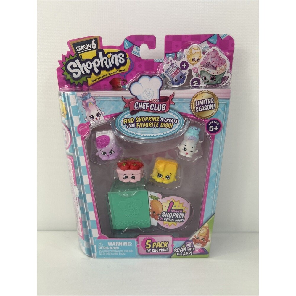 Shopkins Season 6 Chef Club 5 Pack New, Limited Season (#1)